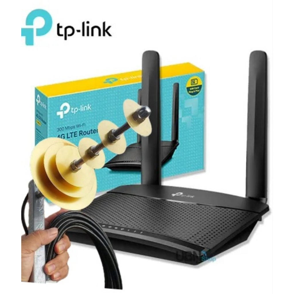 tp-link mr100 kèm anten thu sóng 4G