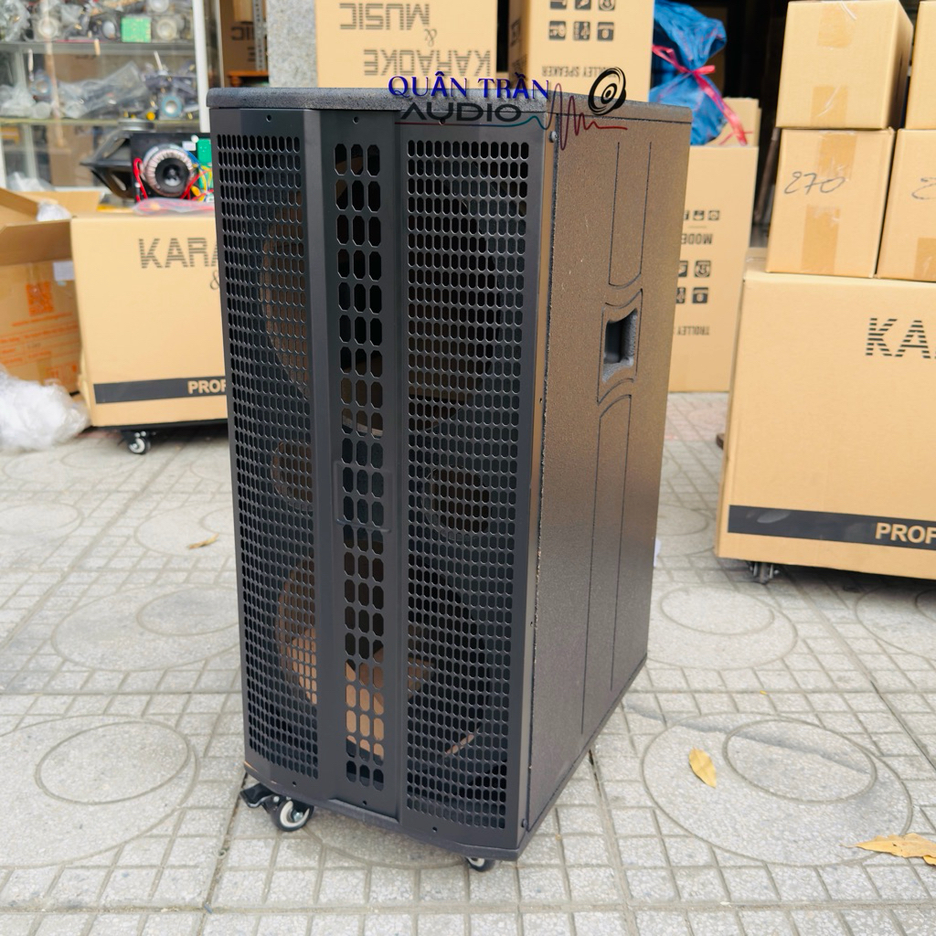 Vỏ Loa Kéo Bass 25 Đôi Đứng_Kích Thước Mạch K10, K18…