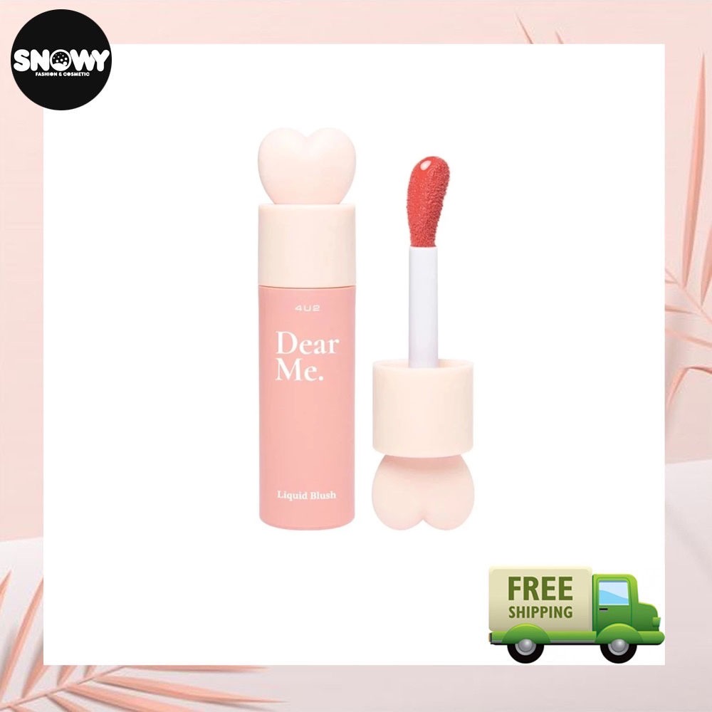 Má Hồng Kem 4U2 Dear Me Liquid Blush Thuần Chay Chính Hãng Thái Lan