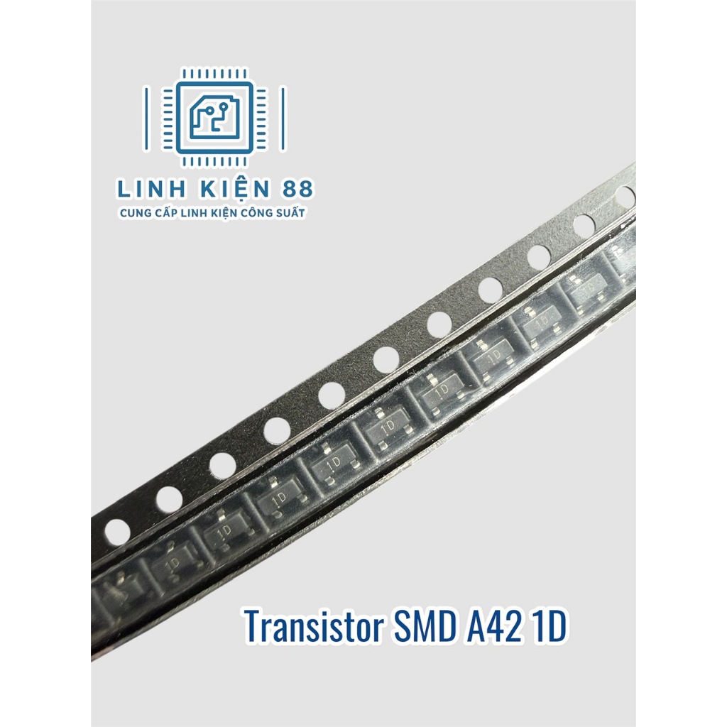 60 con Tran SMD A42 KSP42 code 1D SOT-23 mới
