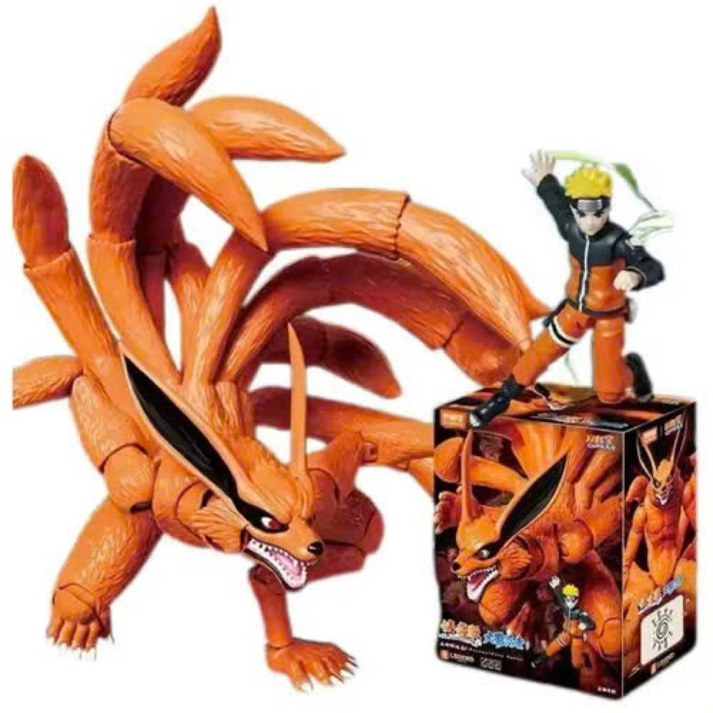 Mô Hình Naruto - Naruto & Kurama Blokees Figure Chính Hãng Legend