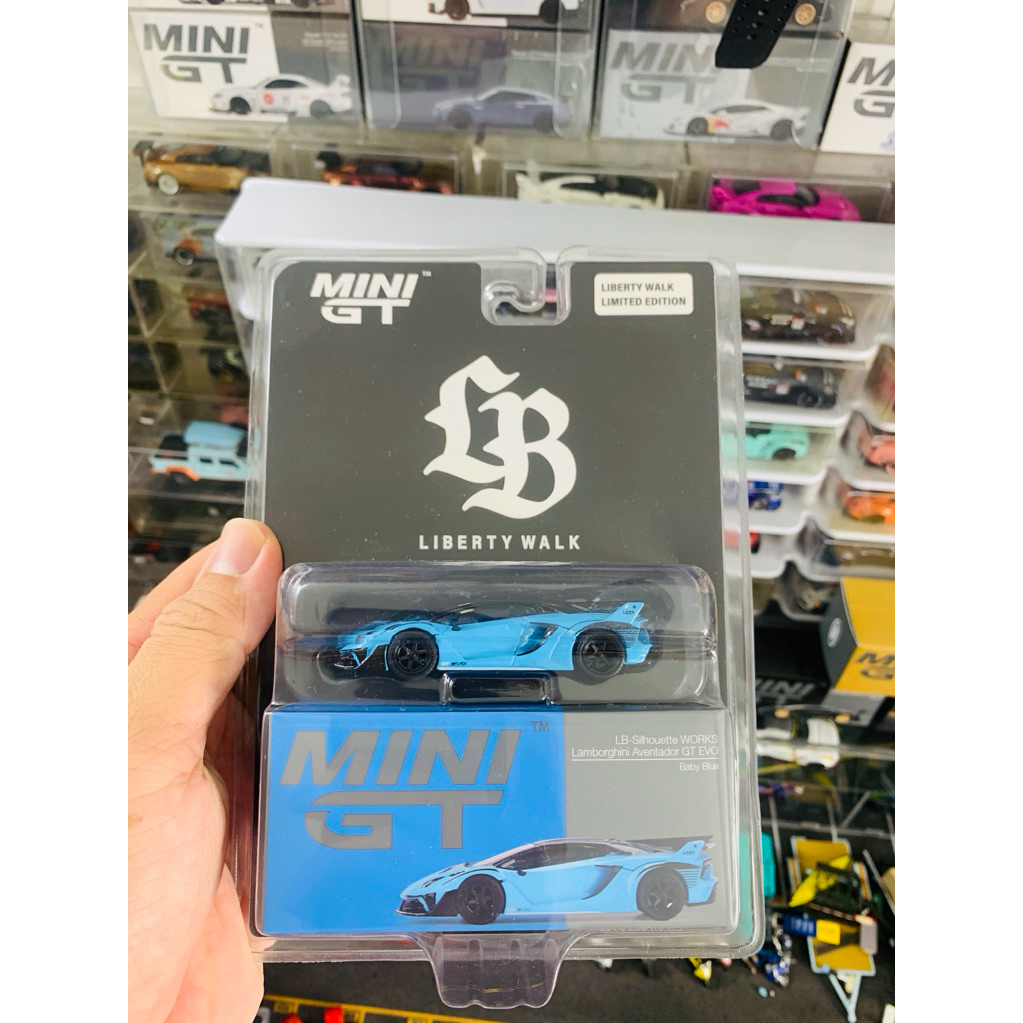 JuJutoys - Mini GT Lamborghini Aventador GT EVO card Nhật tỉ lệ 1:64