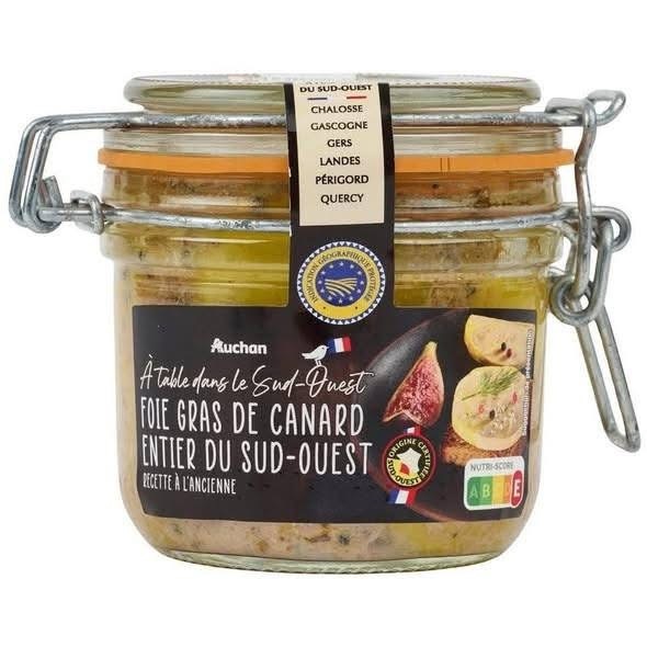 Pate Gan ngỗng Nguyên Khối Foie Gras Pháp