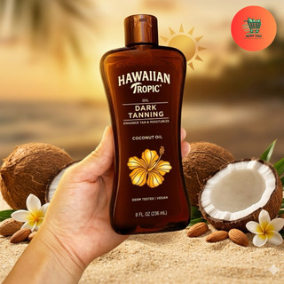 [Mỹ] Dầu Tan Mỡ & Nhuộm Da Nâu Hawaiian Tropic Dark Tanning Oil (236ml)