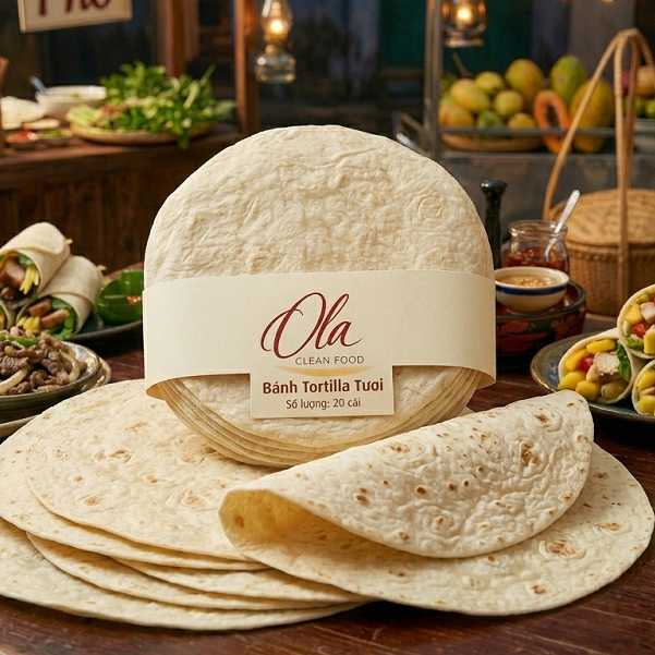 [SALE] Tacos, Bánh Tacos thơm ngon, dai, giòn rụm - Túi 10c size to 30cm (900gr)
