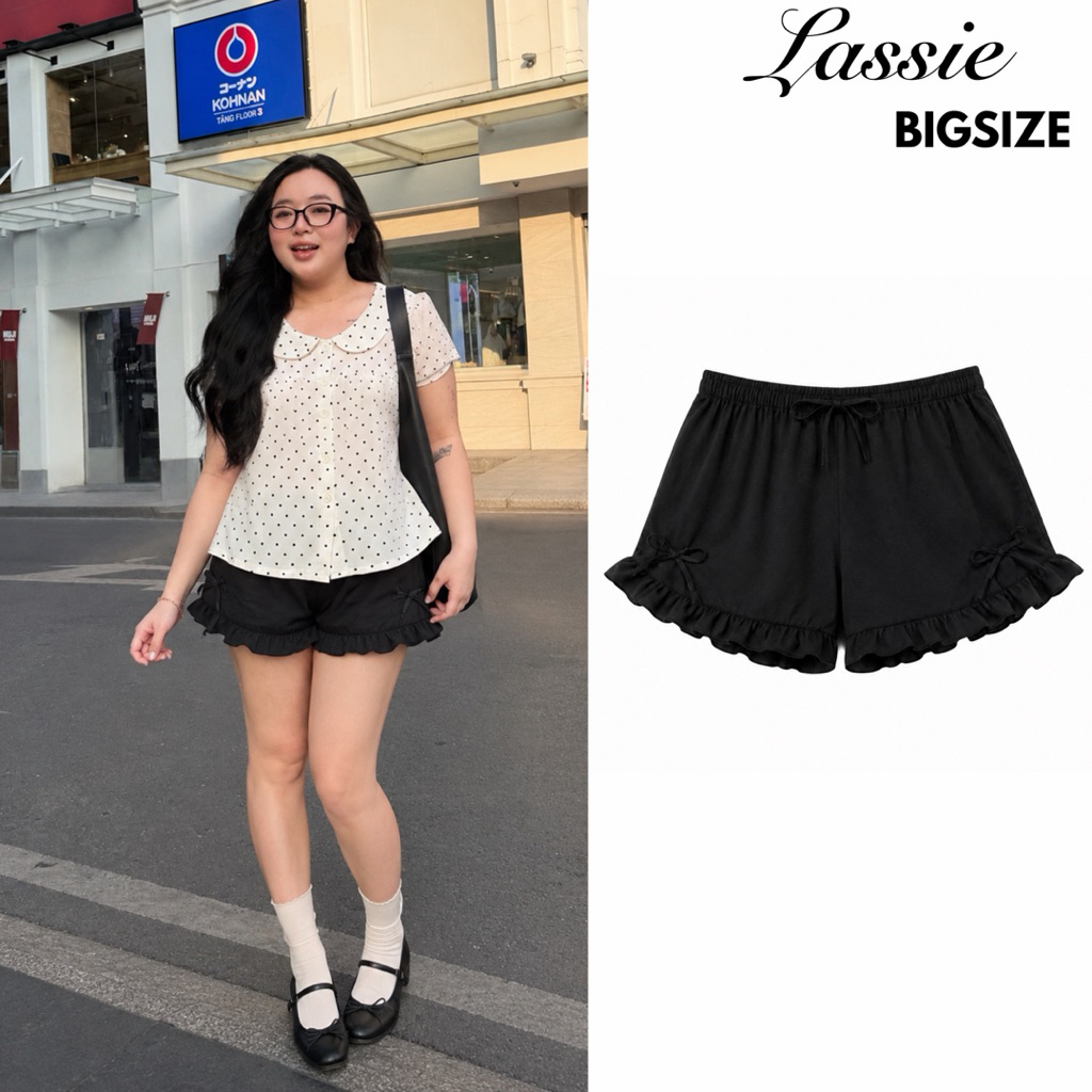 LASSIE BIGSIZE| Quần ngắn dáng biker short- CUTE SHORT