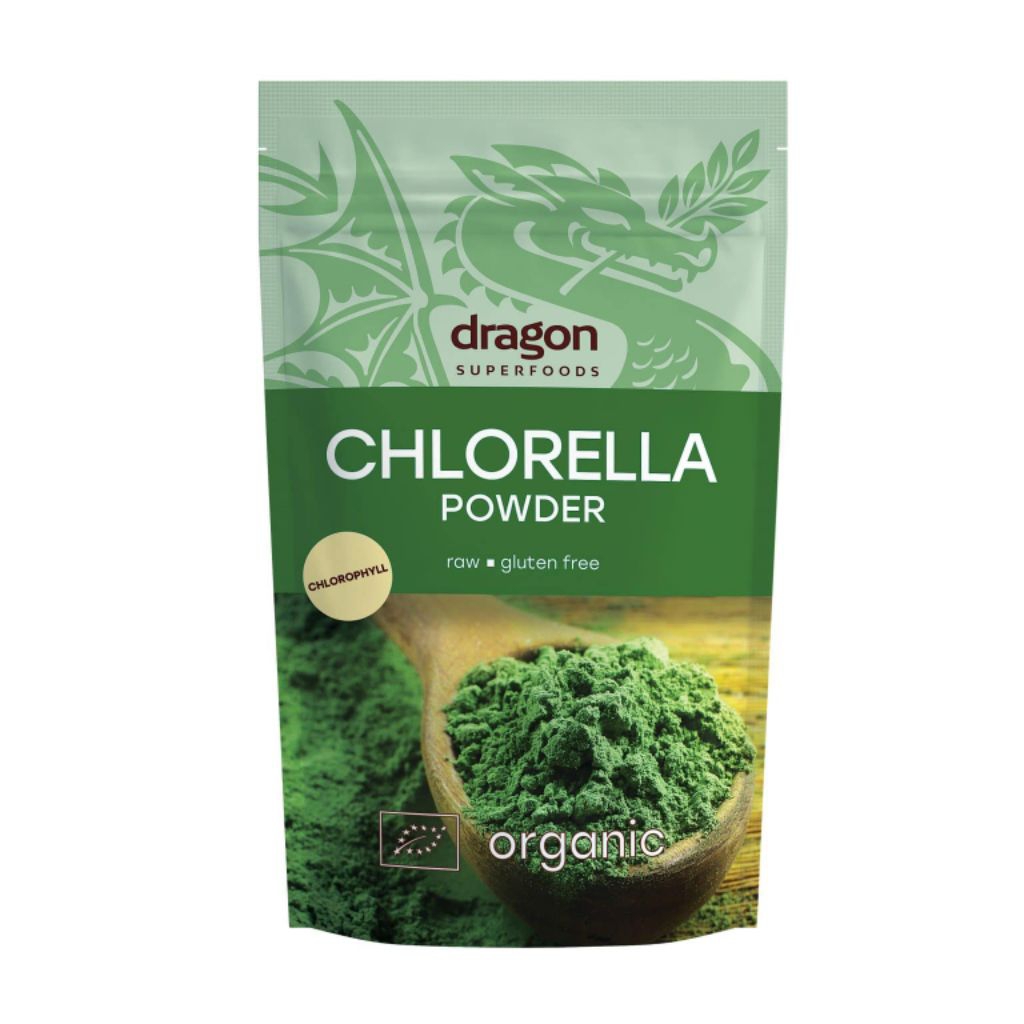 Bột tảo lục hữu cơ Chlorella Dragon Superfoods 200Gr(Dragon Superfoods Organic Chlorella Powder 200g