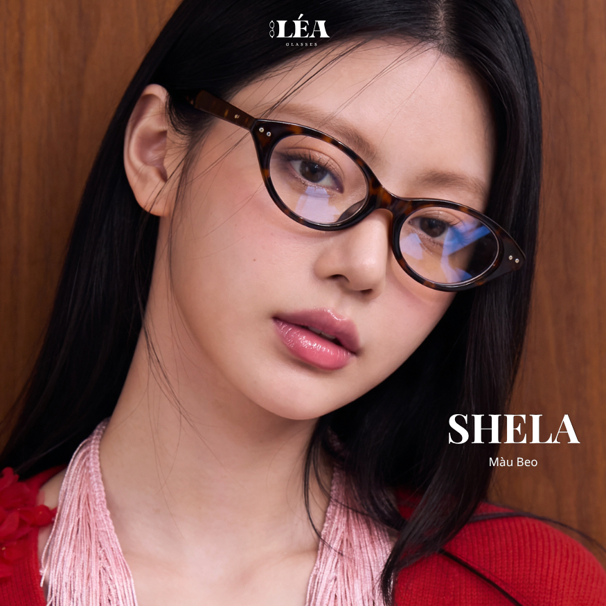 Kính mắt chuyên Lắp Cận SHELA - LÉAGLASSES mắt mèo chất liệu nhựa cao cấp Y2K Bayonetta | BigBuy360 - bigbuy360.vn