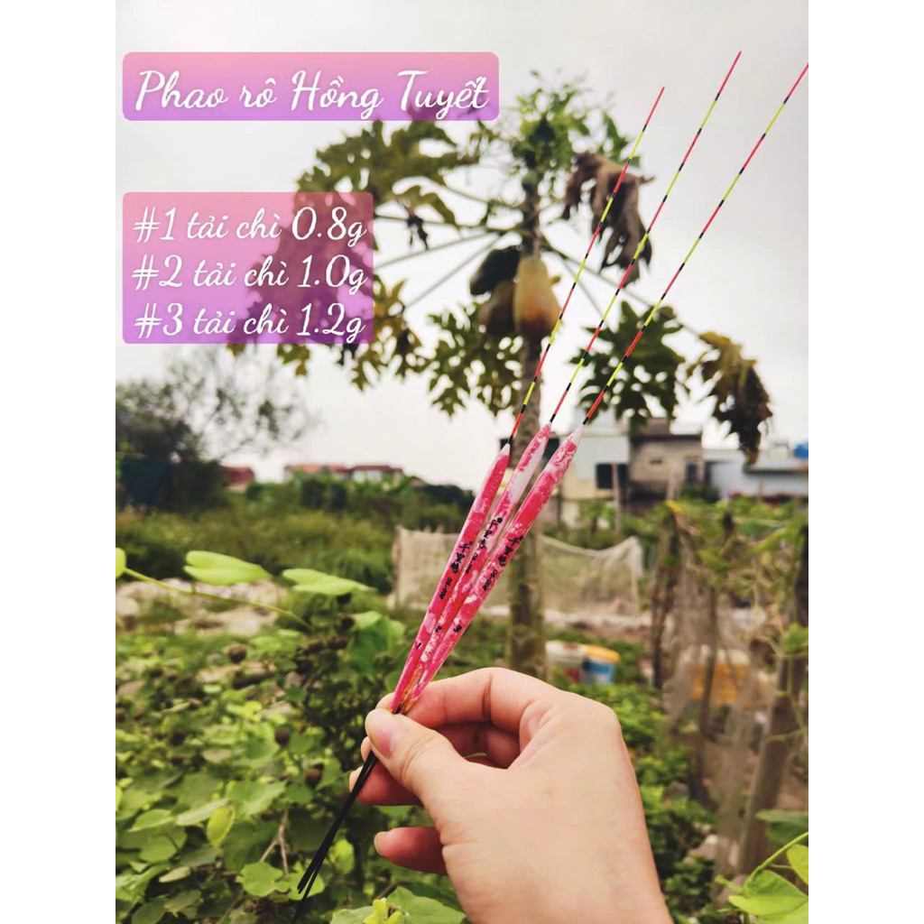 (Combo 3 phao)Phao rô hồng tuyết và ánh kim bản phao đẹp ạ