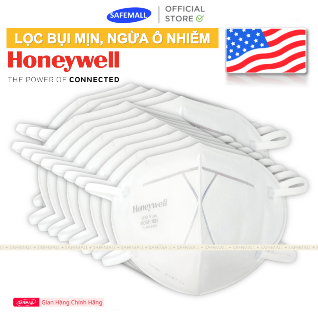 Combo 20 Chiếc Khẩu trang H910 Plus tiêu chuẩn KN95, lọc bui siêu mịn, chống ô nhiễm - SAFEMALL