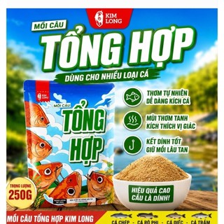 Mồi Câu Đài Tổng Hợp Kim Long – Mồi Bột Siêu Nhạy Dụ Phi Chép Trôi