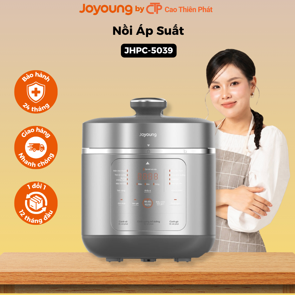 Nồi Áp Suất Joyoung JHPC-5039 | Dung tích 5L | Công suất 900W