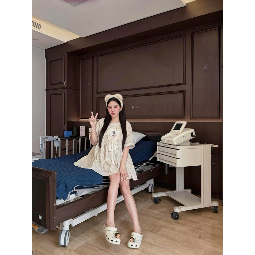 Set ao váy babydoll kèm quần KAB