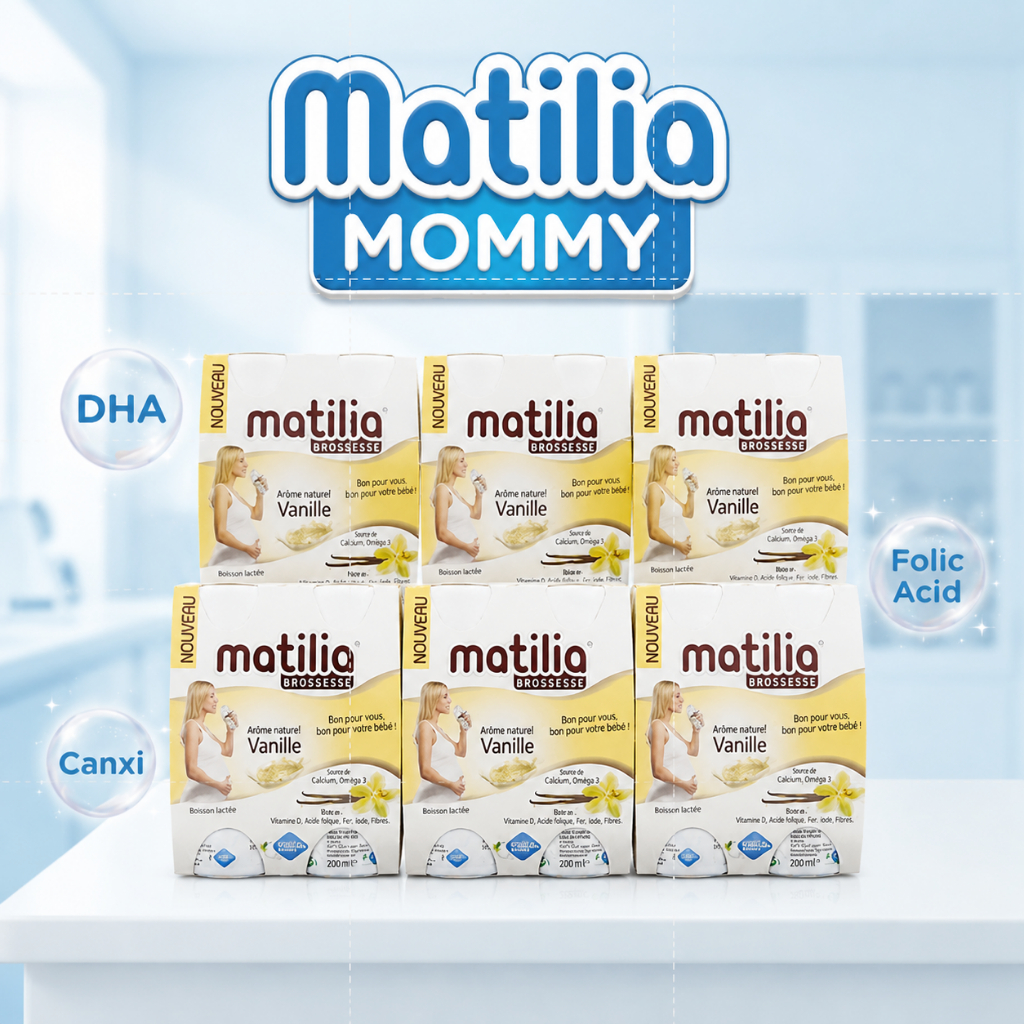 Sữa Bầu Matilia Grossesse Pháp Vị Vani - set 6 lốc