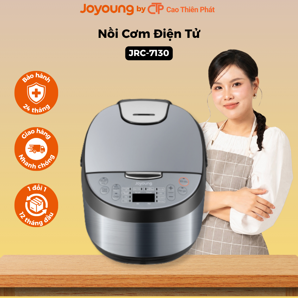 Nồi Cơm Điện Tử Joyoung JRC-7130 | Dung Tích 1.8L | Công Suất 850W