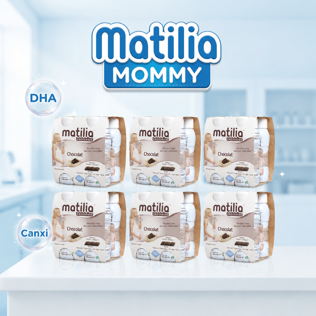 Sữa bầu Matilia vị Socola - set 6 lốc