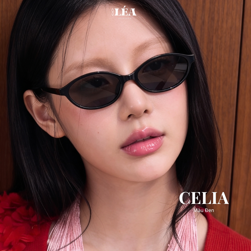Kính râm mát dáng mèo chuyên đi nắng CELIA - LÉA GLASSES nhựa cứng cao cấp chống UV400 và ASX Y2K | BigBuy360 - bigbuy360.vn