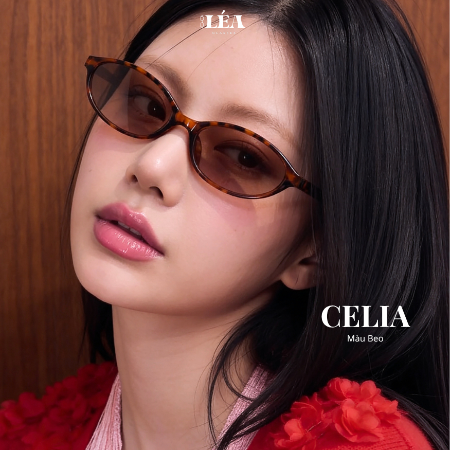 Kính râm mát dáng mèo chuyên đi nắng CELIA - LÉA GLASSES nhựa cứng cao cấp chống UV400 và ASX Y2K | BigBuy360 - bigbuy360.vn