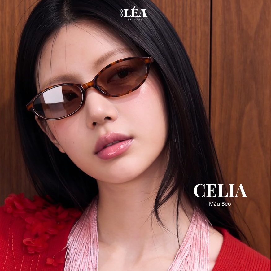 Kính râm mát dáng mèo chuyên đi nắng CELIA - LÉA GLASSES nhựa cứng cao cấp chống UV400 và ASX Y2K | BigBuy360 - bigbuy360.vn