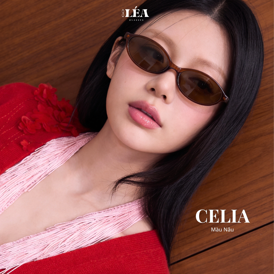 Kính râm mát dáng mèo chuyên đi nắng CELIA - LÉA GLASSES nhựa cứng cao cấp chống UV400 và ASX Y2K | BigBuy360 - bigbuy360.vn