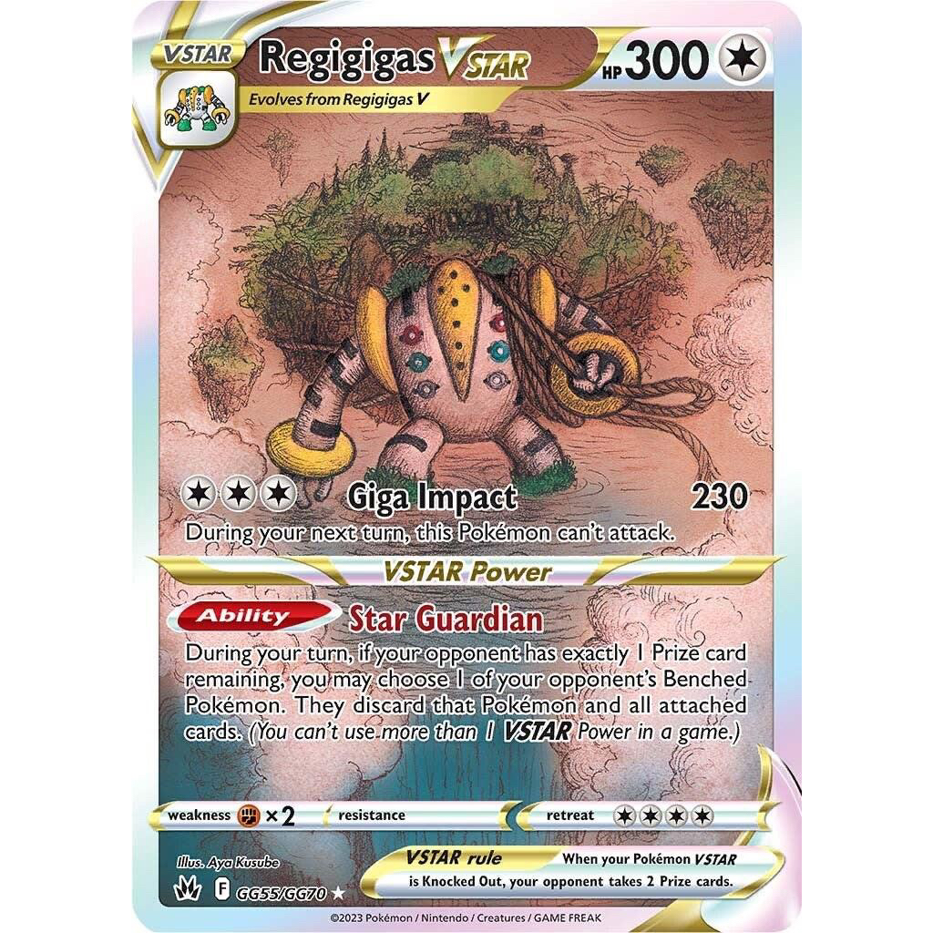 Thẻ Pokemon TCG English Crown Zenith Regigigas Vstar [GG55/GG70]