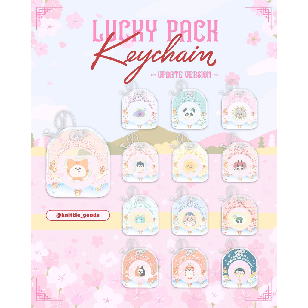 Mascot Lucky Keychain - OTP | KNITTIEGOODS
