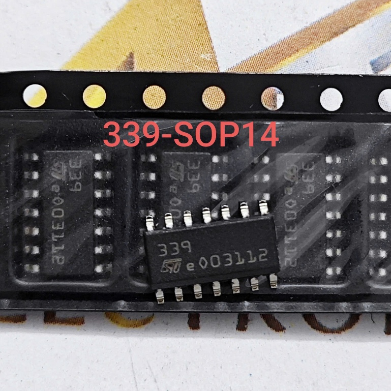 339 LM339DT LM339 SOP-14 Trên thân kí hiệu 339 Chính hãng mới 100% (con)