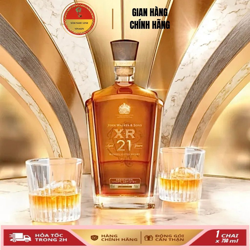 🔥Rượu Johnnie Walker X.R 21 năm là Whisky Cao Cấp🔥