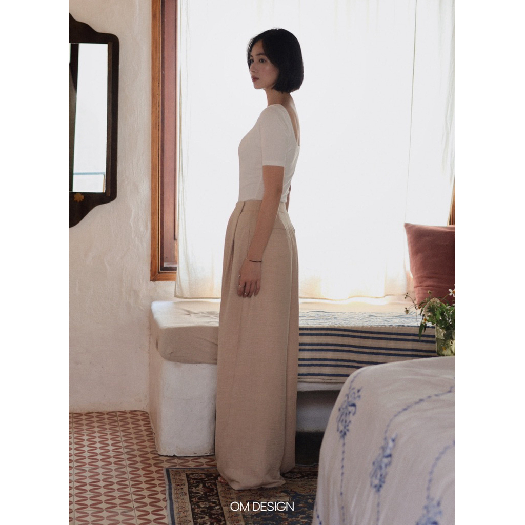 Quần suông dáng dài chất mềm rũ - Nomad Pants (+% phí sàn) - By OM Design