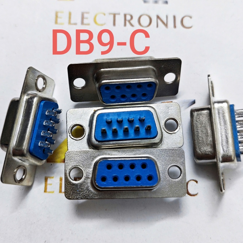 (Combo 2 cái) Rắc cắm DB9 cái - Phích cắm PLC Ổ cắm RS232 (cái)