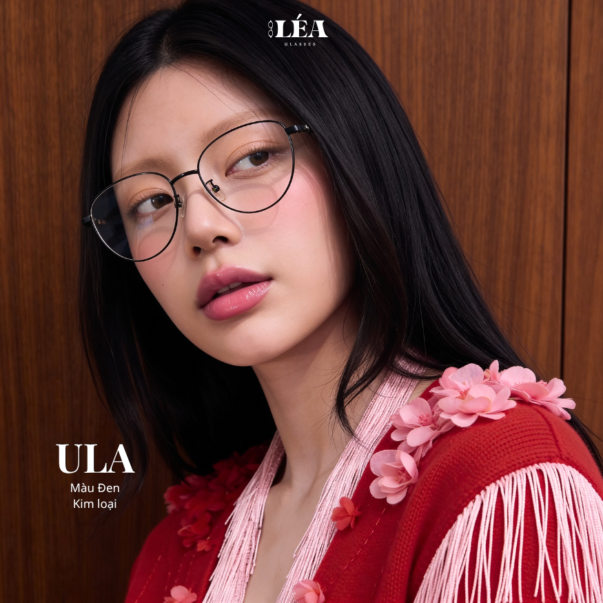 Kính mắt chuyên lắp cận ULA - LÉA GLASSES kim loại cao cấp không gỉ Bayonetta Y2K dáng Mèo | BigBuy360 - bigbuy360.vn