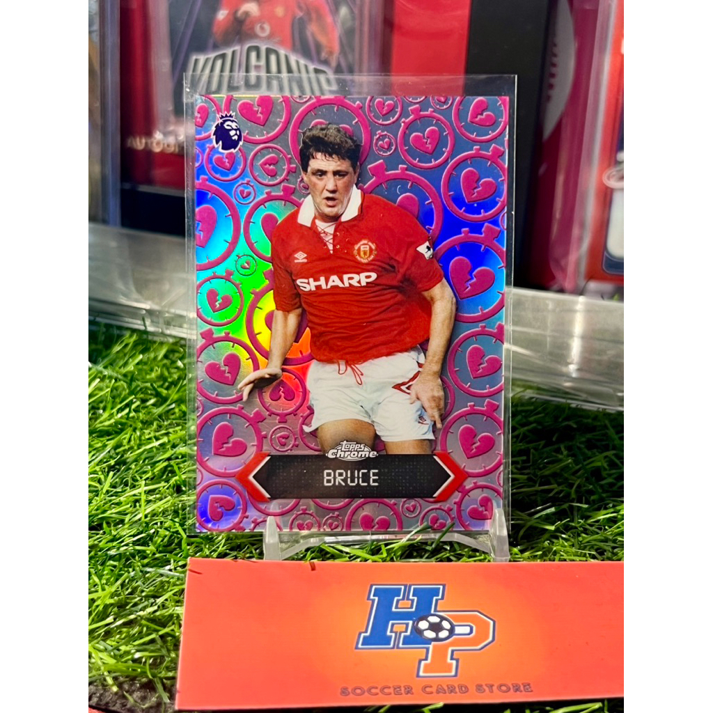 Thẻ bóng đá Steve Bruce Heartbreak Topps Chrome EPL 2025/26