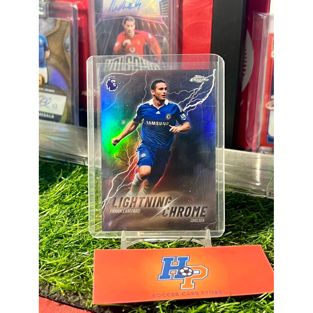 Thẻ bóng đá Frank Lampard Lighting Topps Chrome EPL 2025/26
