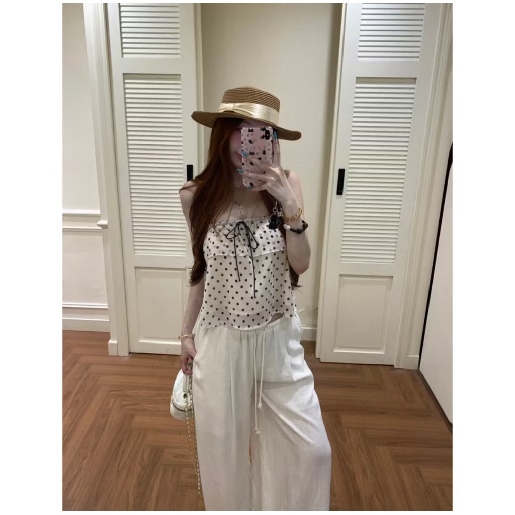 𝐀𝐛𝐨𝐮𝐭 𝐦𝐨𝐨𝐧| ÁO 2 DÂY VOAN CHẤM BI