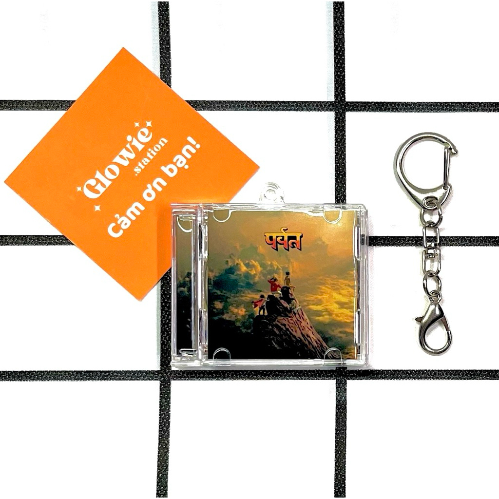 Móc khóa Mini CD Album The Mountain - Gorillaz có NFC quét link nhạc