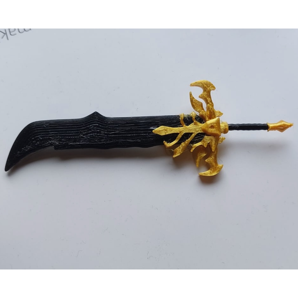 [ROBLOX] Mô Hình Dark Blade Roblox Blox Fruits Chiều Dài 20cm - Mô Hình Decor Trang Trí Bàn Làm Việc