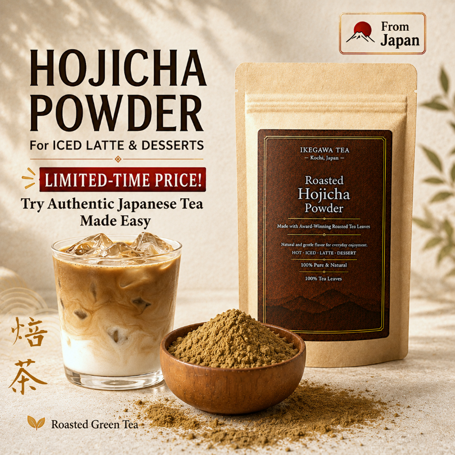 Bột Hojicha Nhật | Trà rang thơm | Latte đá & tráng miệng | Giá ưu đãi