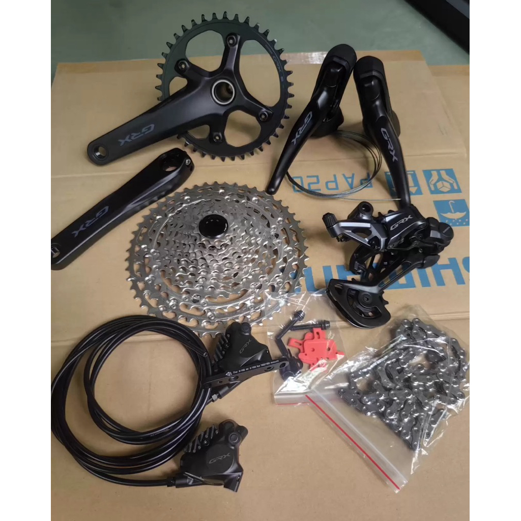 [GRAVEL VN] Bộ groupset Shimano GRX RX610 1x12 tốc độ, phanh đĩa dầu dành cho xe Gravel.