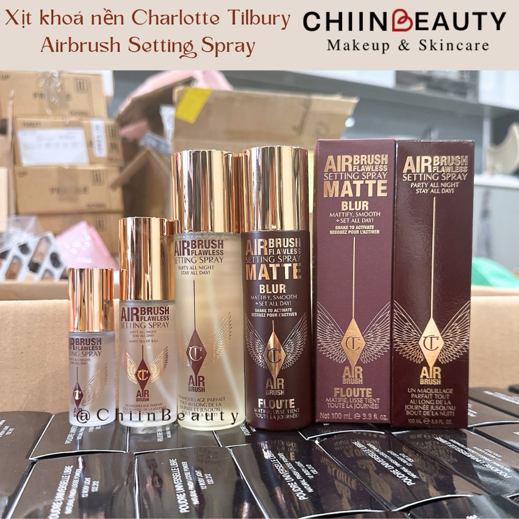 Xịt khoá nền CHARLOTTE TILBURY AirBrush Flawless Setting Spray