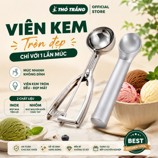 Múc kem nhôm và múc kem inox nhiều size