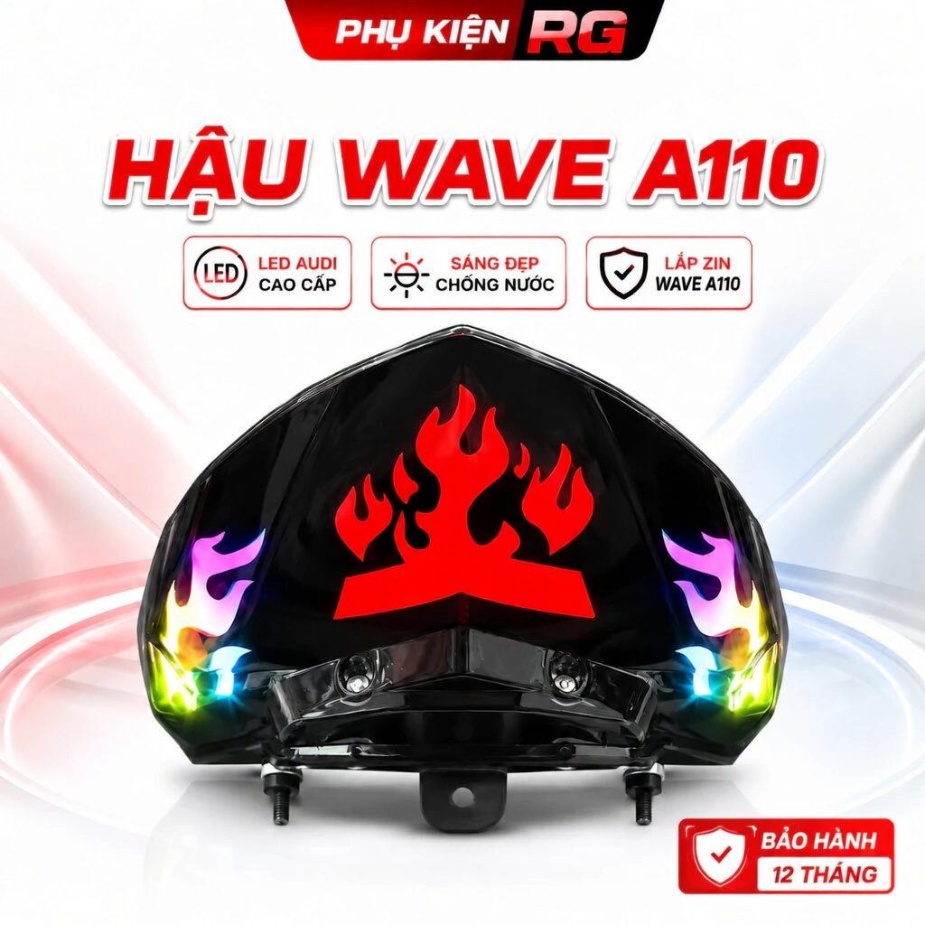 Đèn Hậu LED Wave A 110 (2017–2025) Audi A11 Pro – Đổi Màu Qua App Plug & Play Zin Dễ Dàng Lắp Đặt