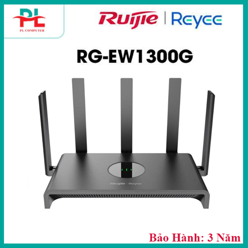 Bộ phát WiFi Ruijie  RG-EW1300G Chuẩn AC tốc độ 1300Mbps - Chính Hãng