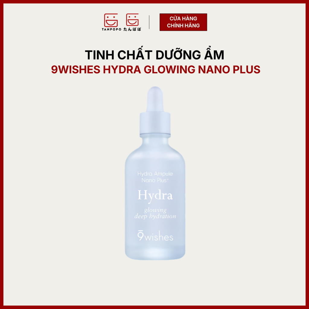 Tinh Chất Dưỡng Ẩm Sáng Da 9Wishes Hydra Glowing Deep Hydration Nano Plus 30ml