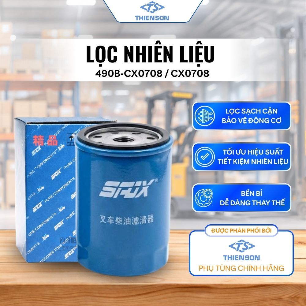Lọc nhiên liệu tinh CX0708  xe nâng 2-3.5T | Hangcha CPCD 20 - CPCD25 - CPCD30 - CPCD35 | Chính hãng