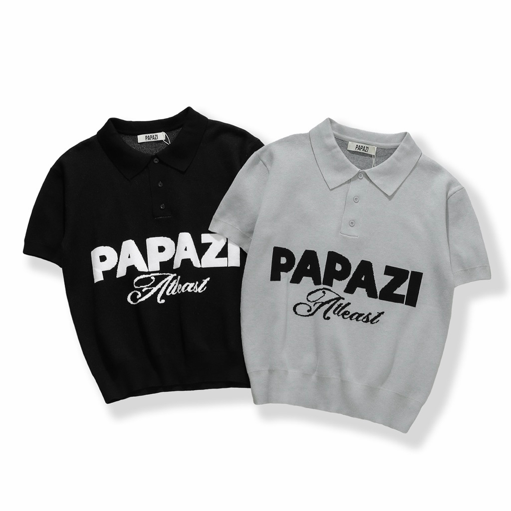 Áo len POLO PL0001 Form BOXY Chất Vải Dệt Kim 95% Cotton, mát mịn PAPAZI