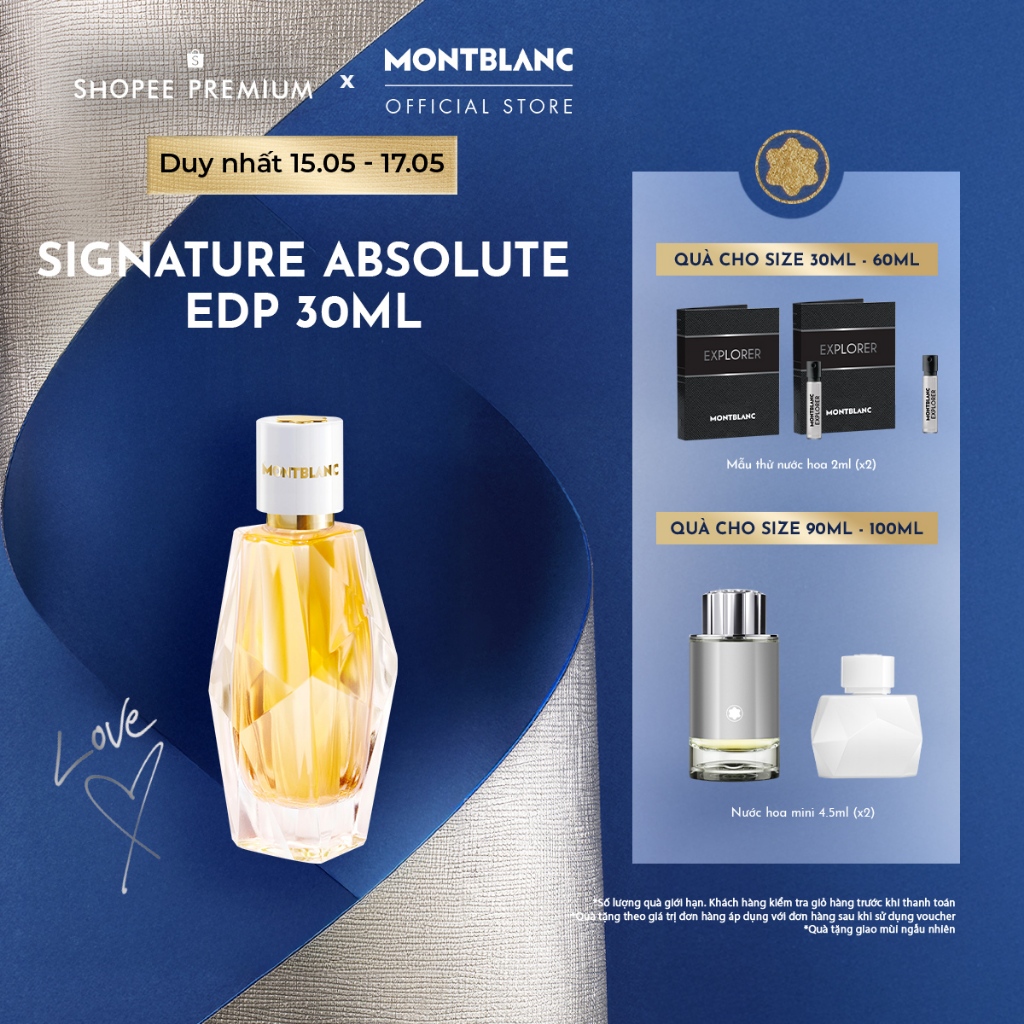 Nước hoa nữ Montblanc Signature Absolue EDP 30ml