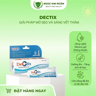 Gel bôi sẹo Dectix giúp làm mờ, làm mịn vết sẹo Scarbye Silicone Hộp 10g