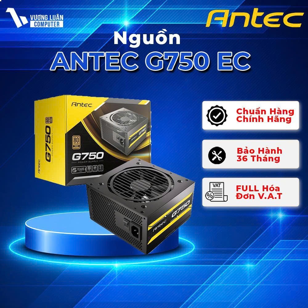 Nguồn ANTEC G750/ G650 EC 80 Plus Gold SEMI-Modular Chính Hãng Giá Tốt