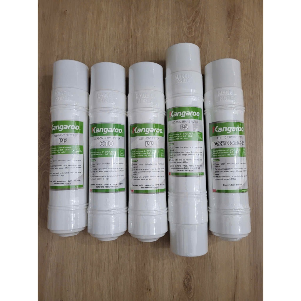 Combo 5 Lõi Lọc Kangaroo KG61A3 ,KG62A3 - Hàng chính hãng