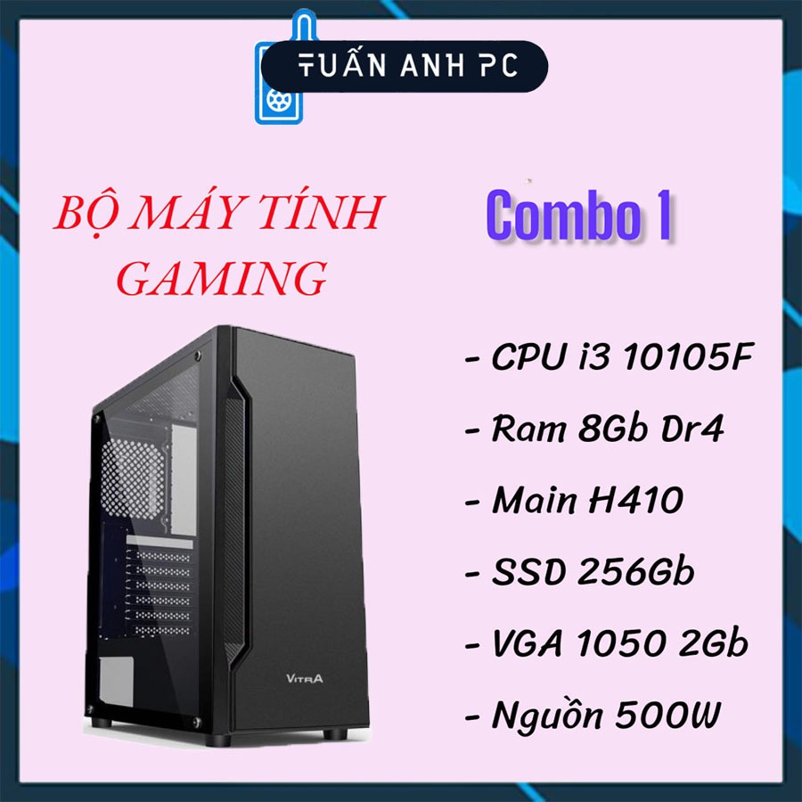 PC Gaming Core i3 10105F | H410 | RAM 16GB DDR4 | SSD 256GB